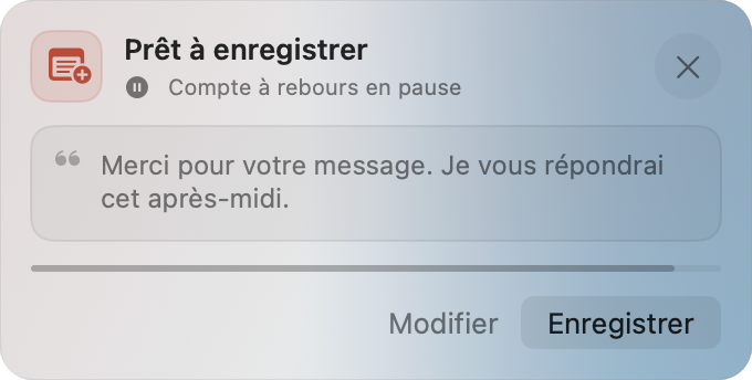 PasteNote propose d’enregistrer un texte souvent copié comme note